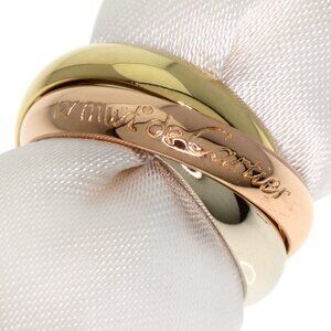 CARTIER Authentic 18k Pink Trinity Ring #48